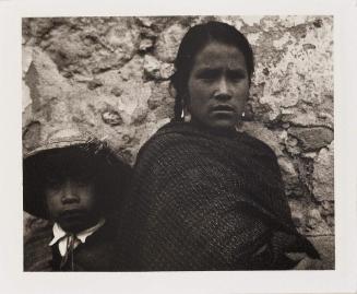 Young Woman and Boy - Toluca from The Mexican Portfolio