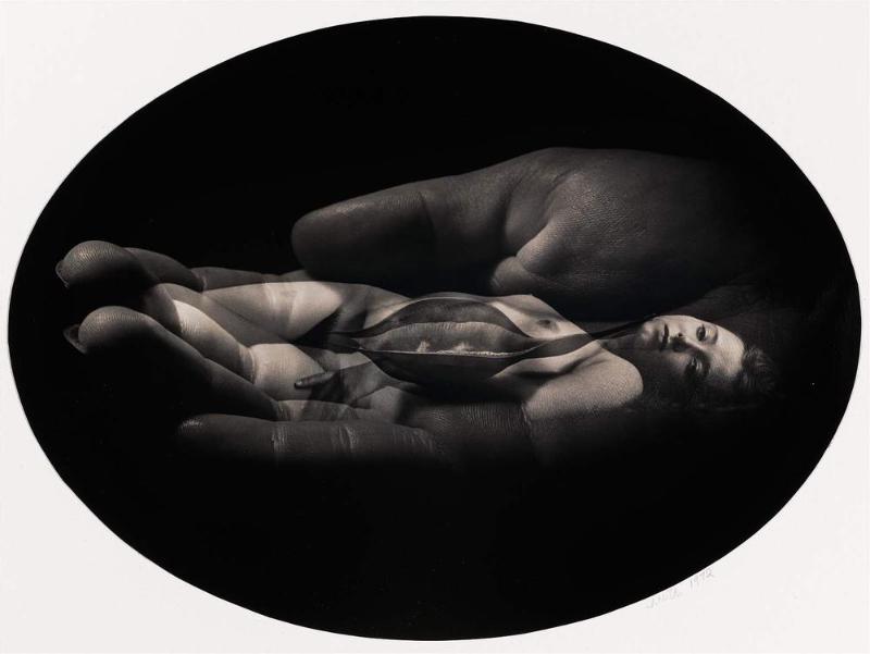 Untitled (Woman, Hand, Pod)