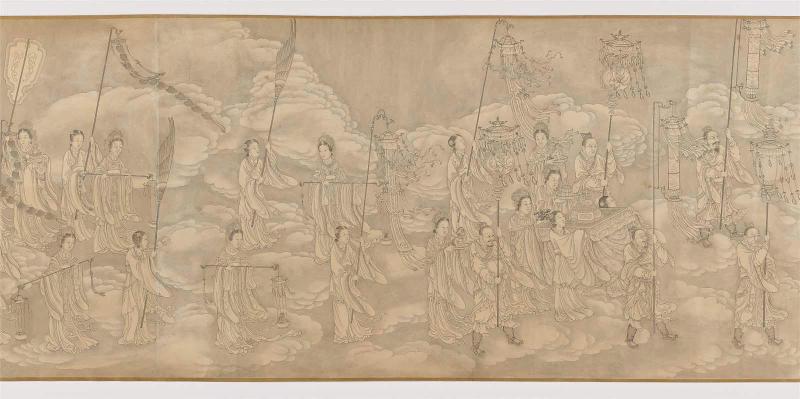 Daoist Deity of Earth and his retinue