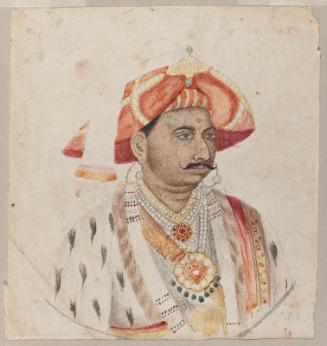 Portrait of Amarsingh Raja of Tanjore