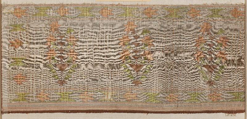 End of a scarf or turban