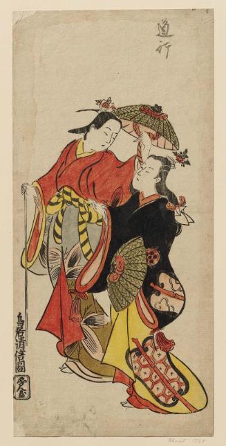 Actors Ichikawa Monnosuke and Dekijima Daisuke