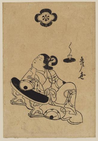 Ikuyo, from an Album of Courtesans (known as Keisei ehon or Genroku tayu awase kagami)