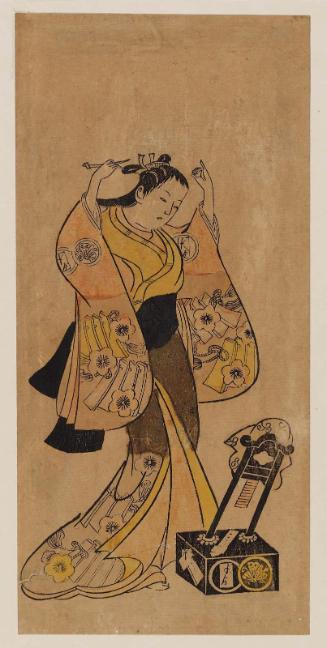 Actor Sanjô Kantarô II as Yaoya Oshichi