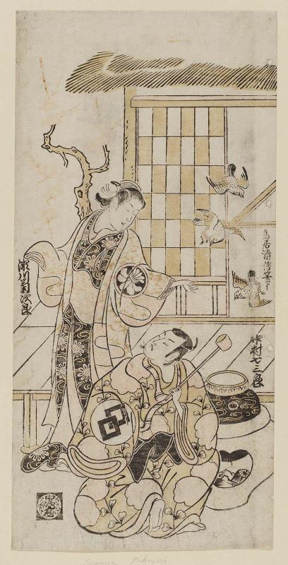 Actors Nakamura Shichisaburô II and Segawa Kikujirô I