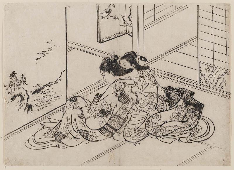 Two Women with a Love Letter, from an unidentified album