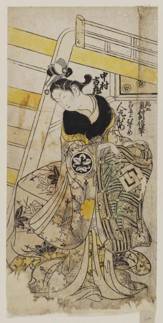Actor Nakamura Kichizô as Kagekiyo's Daughter (musume) Hitomaru-hime