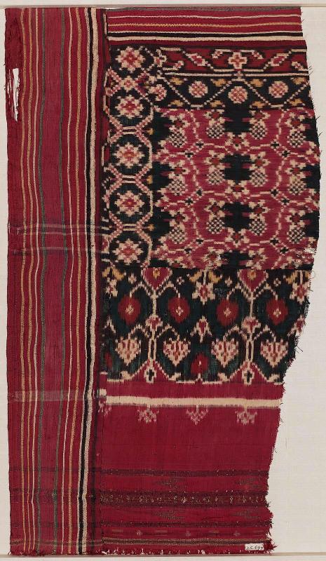 Fragments from a woman's wrapper (sari)