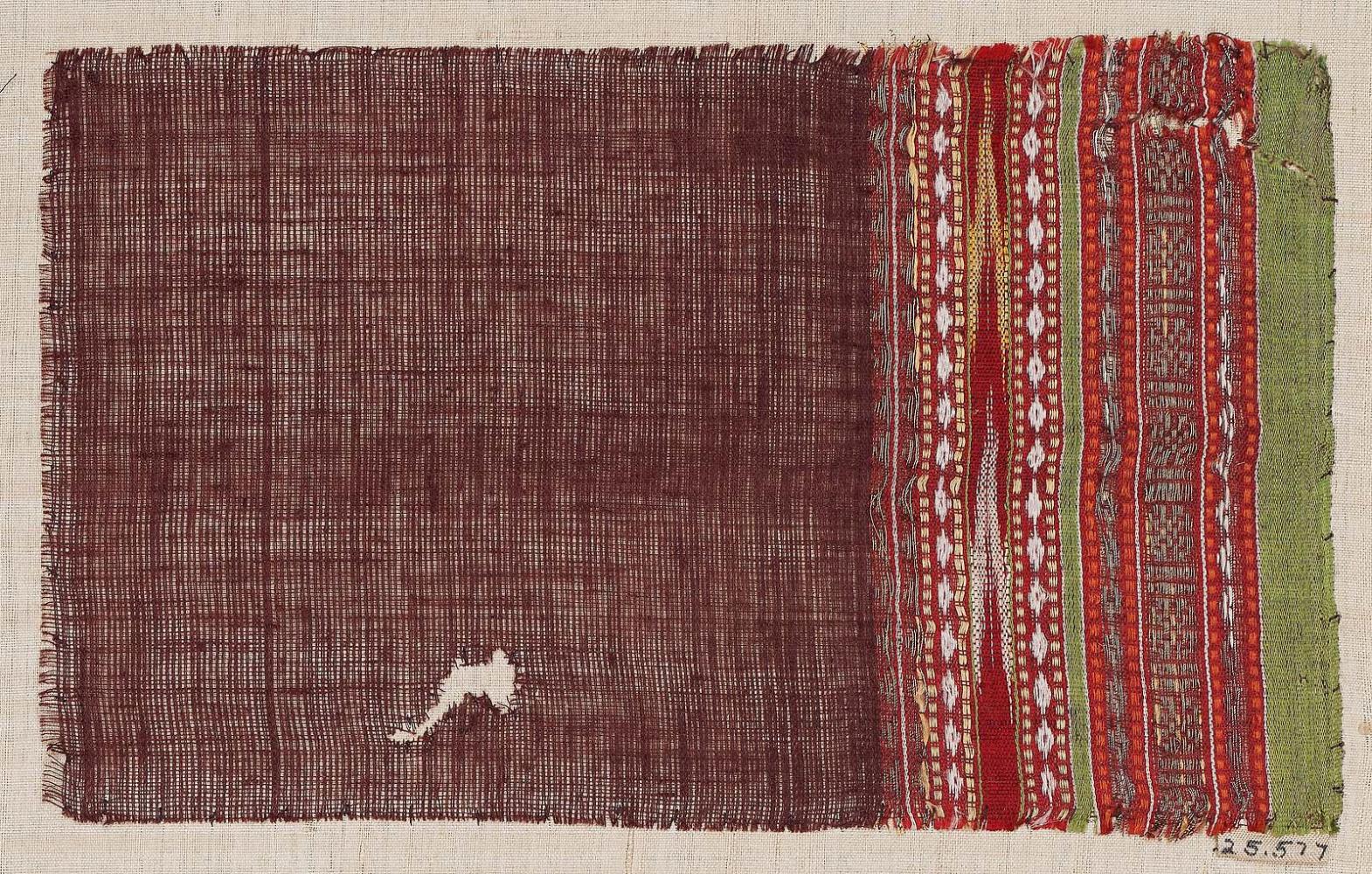 Fragments from a woman's wrapper (sari)