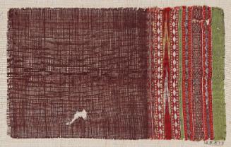 Fragments from a woman's wrapper (sari)