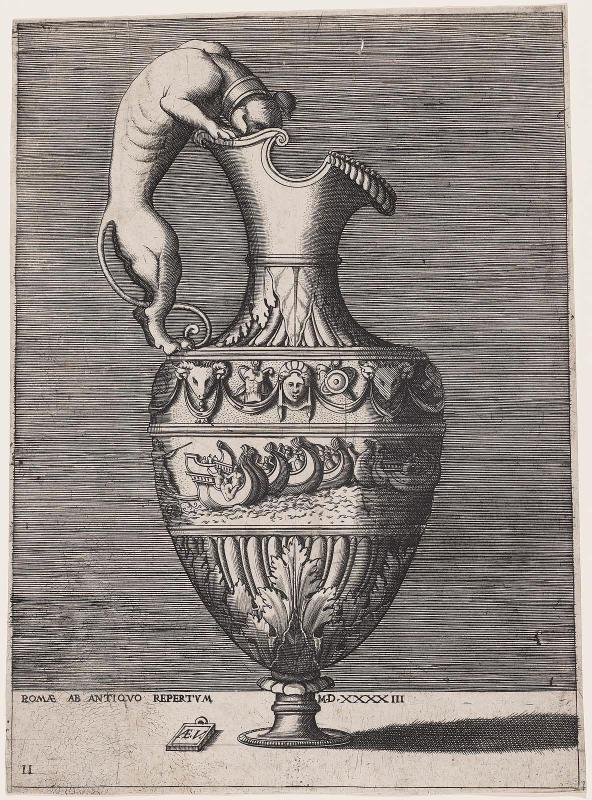 Ewer with a Handle in the Shape of a Dog