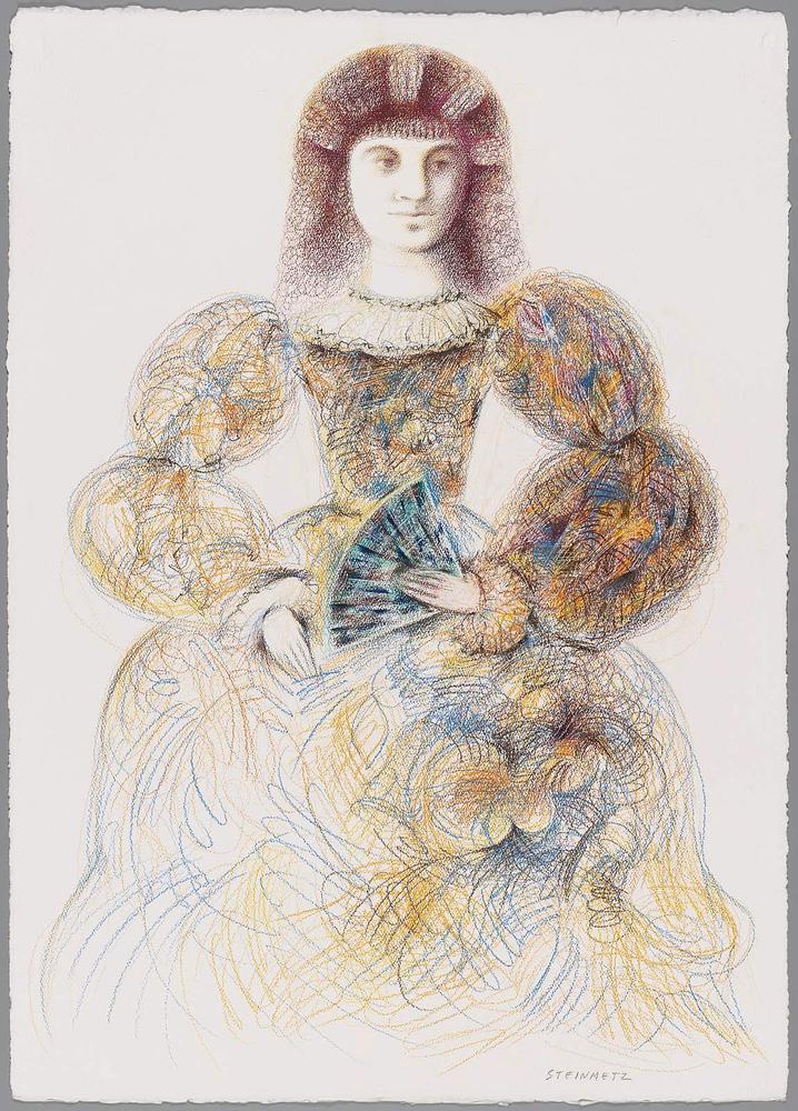 Her Majesty the Queen, from the series "Their Majesties and Their Dwarfs"