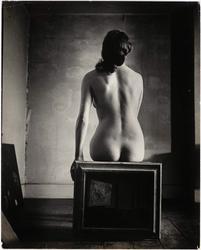 Nude (Seated, with Ernst Painting)