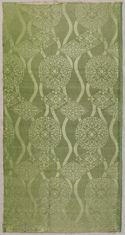 Fragment of silk damask