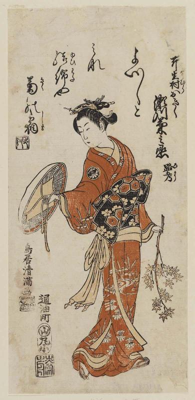 Actor Segawa Kikunojô II as Okiku