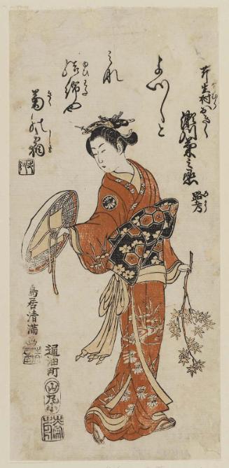 Actor Segawa Kikunojô II as Okiku