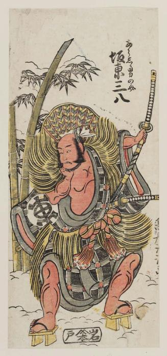 Actor Bandô Sanpachi I as Arajishi Otokonosuke