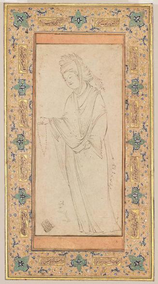 Album folio with a young man