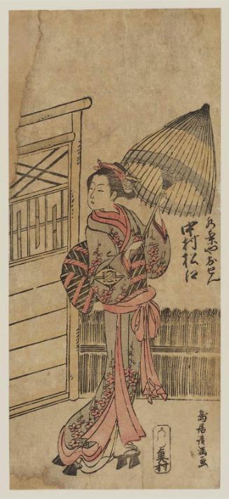 Actor Nakamura Matsue I as Mizuchaya Osen