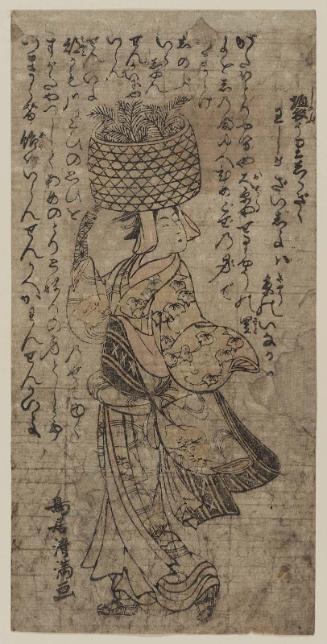 Actor (?) as the Fern Seller (Shinobu-uri) Shiragiku