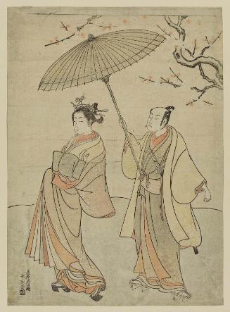 Actors Ichikawa Komazô I and Nakamura Matsue I