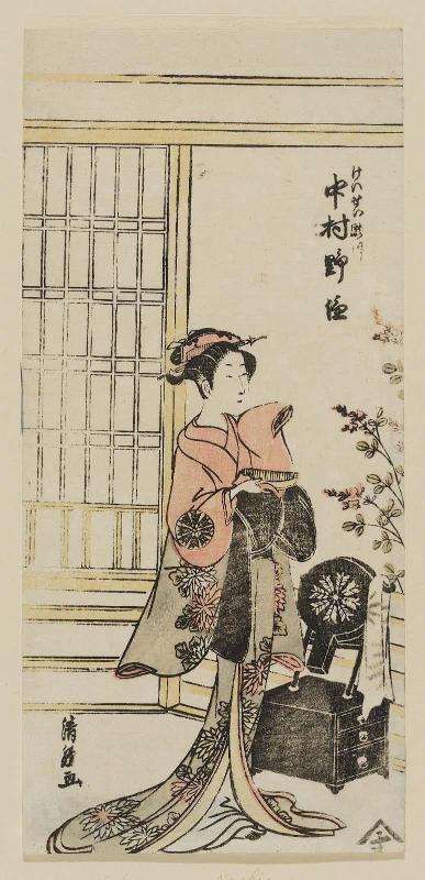 Actor Nakamura Noshio I as the Courtesan Takigawa