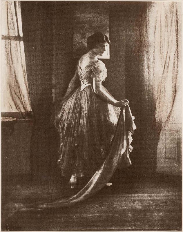 Untitled (Woman trailing a shawl)