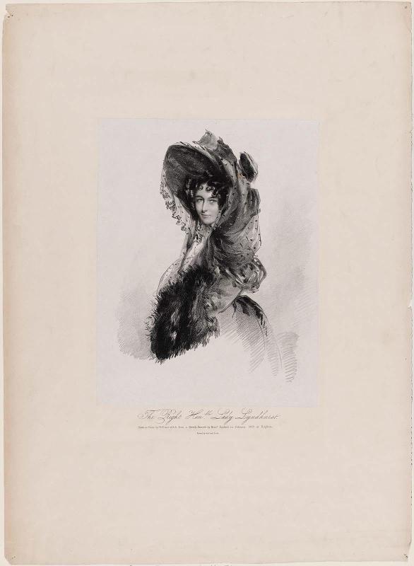 Portrait of the Right Honorable Lady Lyndhurst (Sarah Brunsden, 1795–1834)