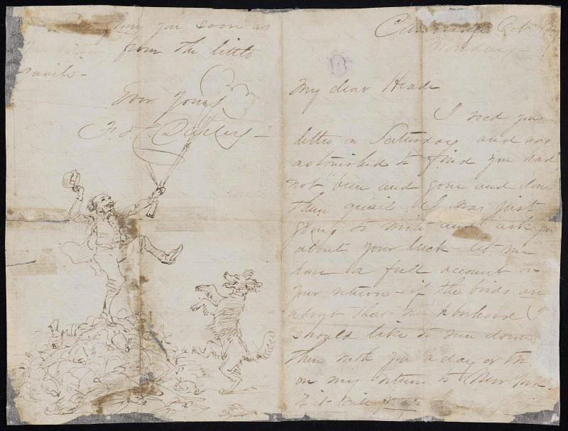 Letter to Martin Johnson Heade,  October 28, 1867