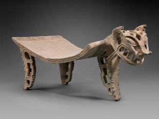 Jaguar effigy metate