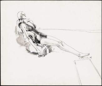 Woman in bathing suit
