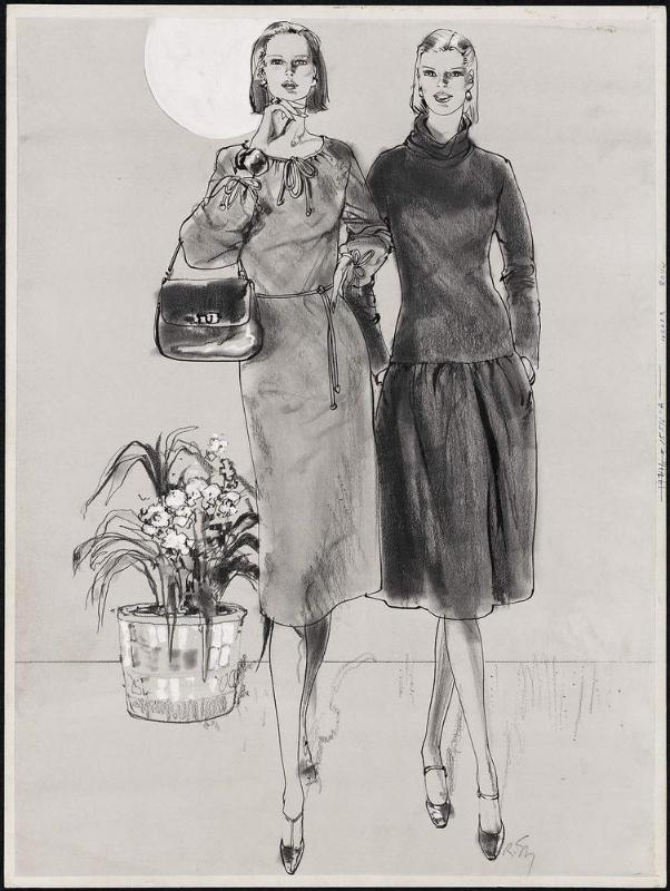 Two young women