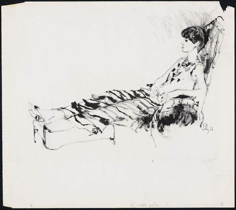 Woman in daytime dress