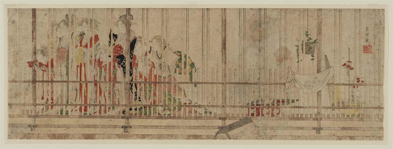 Courtesans Listening to the Call of a Cuckoo