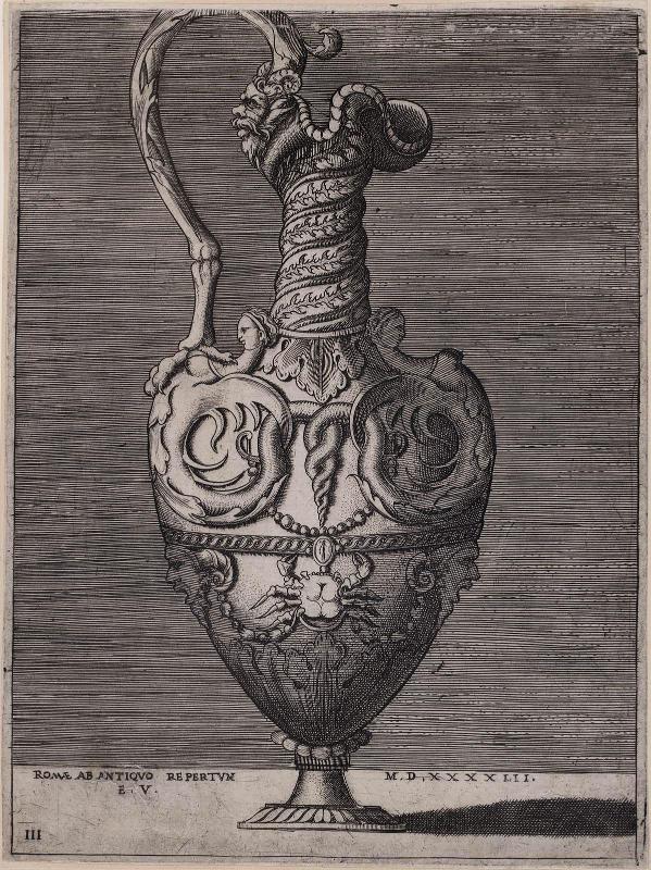 Ewer with a Handle in the Shape of an Eagle's Talons