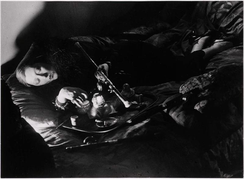 Woman Smoking Opium
