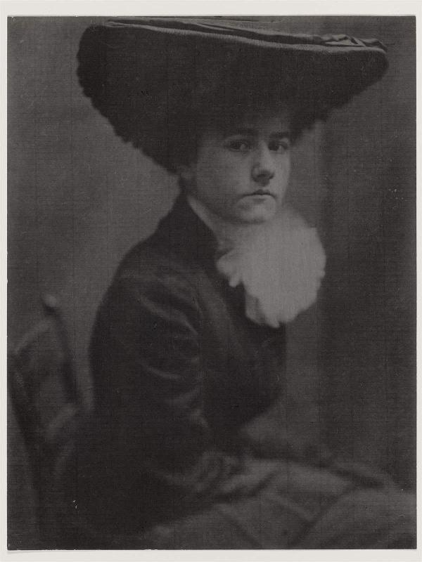 Girl with Large Hat
