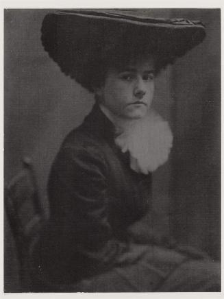 Girl with Large Hat