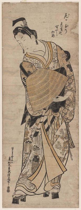 Actor Onoe Kikugorô I as Soga Gorô