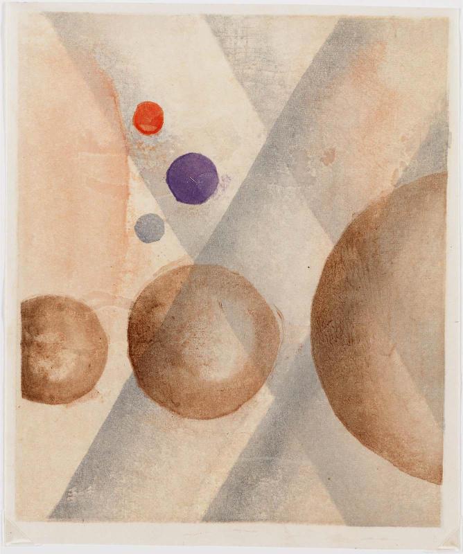Yamada Koscak (Kosaku), Japanese Silhouettes: Oyasumi, No. 4 from the series Five Abstract Musical Portraits
