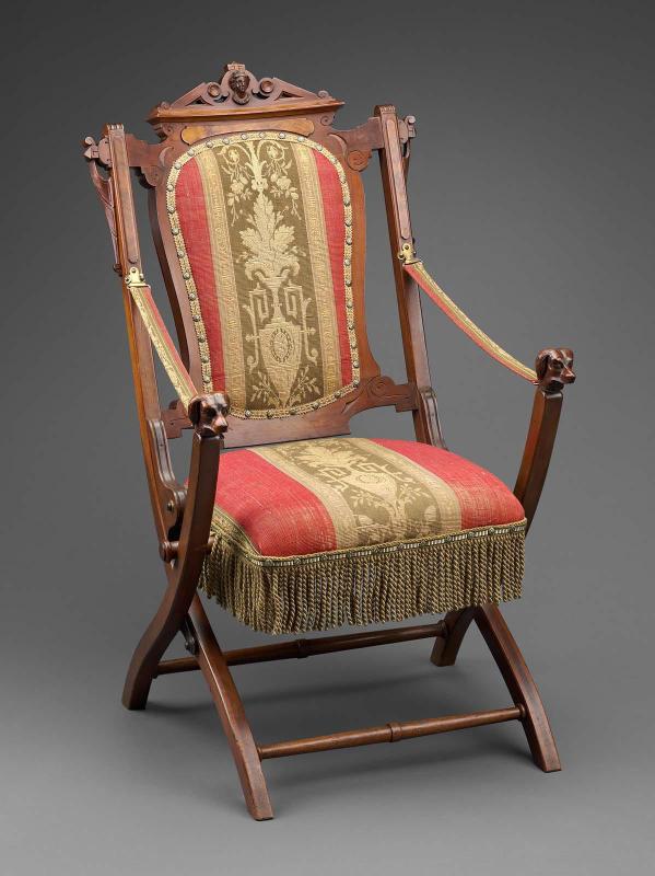 Folding chair, Renaissance Revival