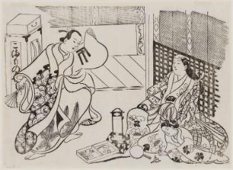 All Kinds of Household Accessories (Chôdo zukushi), from the series Famous Scenes from Japanese Puppet Plays (Yamato irotake)