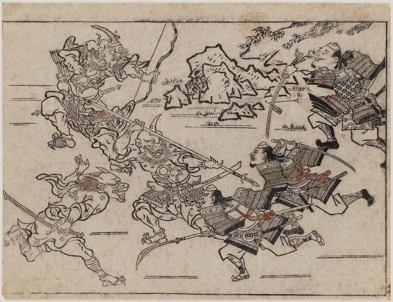 Killing the Minor Demons, from an untitled series of the Shutendôji story