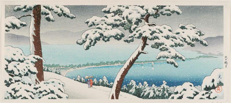 Amanohashidate in Snow (Amanohashidate)