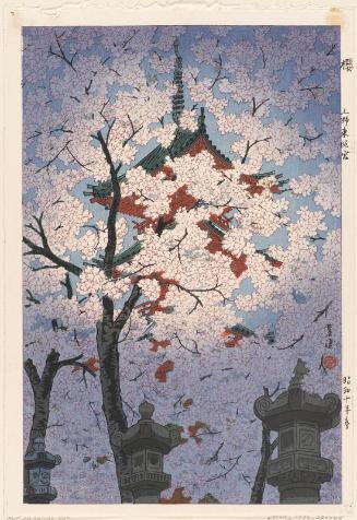 Cherry Blossoms at the Tôshôgû Shrine in Ueno (Sakura, Ueno Tôshôgû)