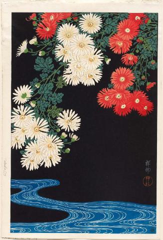Chrysanthemums and Running Water
