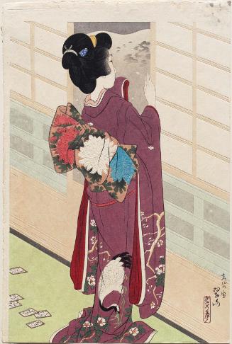Snow on Higashiyama (Higashiyama no yuki), from the series Newly Selected Views of Kyoto, Part One (Shinsen Kyôto meisho dai-isshû)