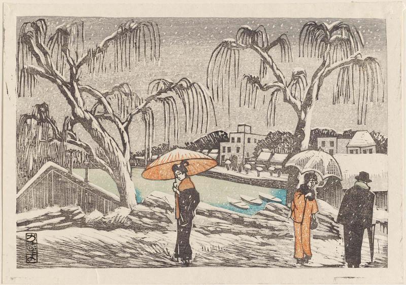 Snow by the Moat (Sotobori no yuki)