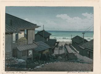 Cloudy Day at Mizuki in Ibaraki Prefecture (Mizuki no kumoribi [Ibaraki-ken])