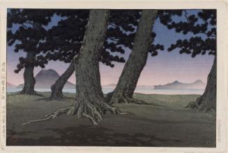 The Beach at Kaiganji in Sanuki Province (Sanuki Kaiganji no hama), from the series Collected Views of Japan II, Kansai Edition (Nihon fûkei shû II Kansai hen)